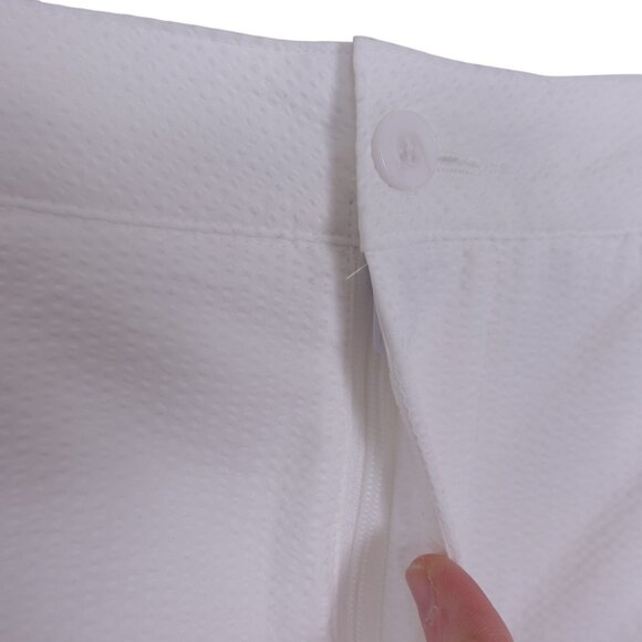 NWT Walter Hagen Clubhouse Traditional 7" Golf Shorts Sz 6 White Moisture Wick - Picture 4 of 8